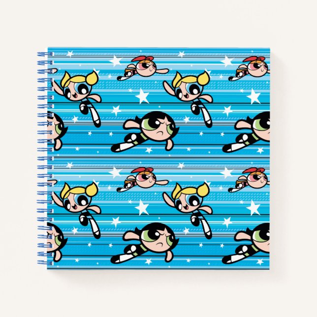 Cuaderno Patrón estrella de Chicas Powerpuff (Anverso)