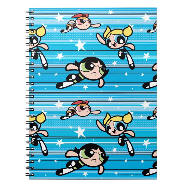 Cuaderno Patrón estrella de Chicas Powerpuff (Frente)