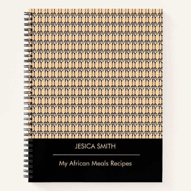 Cuaderno Patrón étnico de África, Kenia (Anverso)