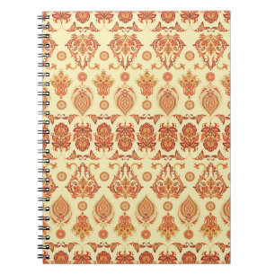 Cuaderno Patrón étnico floral folclórico batik