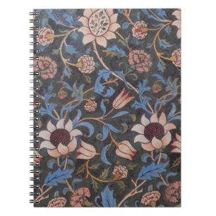 Cuaderno Patrón Evenlode de William Morris: Vintage Malhumo