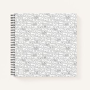 Cuaderno Patrón feliz de los dientes