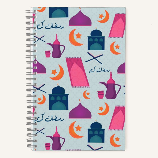 Cuaderno Patrón feliz de Ramadán (Anverso)