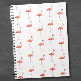 Cuaderno Patrón Feminino Rosa