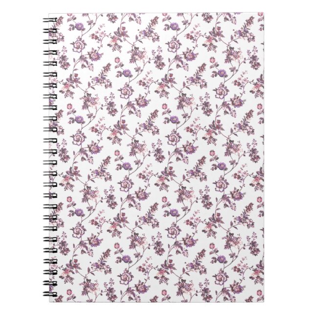 Cuaderno Patrón floral (Frente)