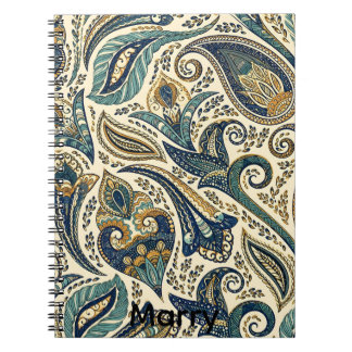 Cuaderno patrón floral