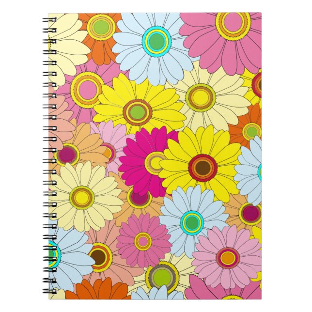 Cuaderno patrón floral (Frente)
