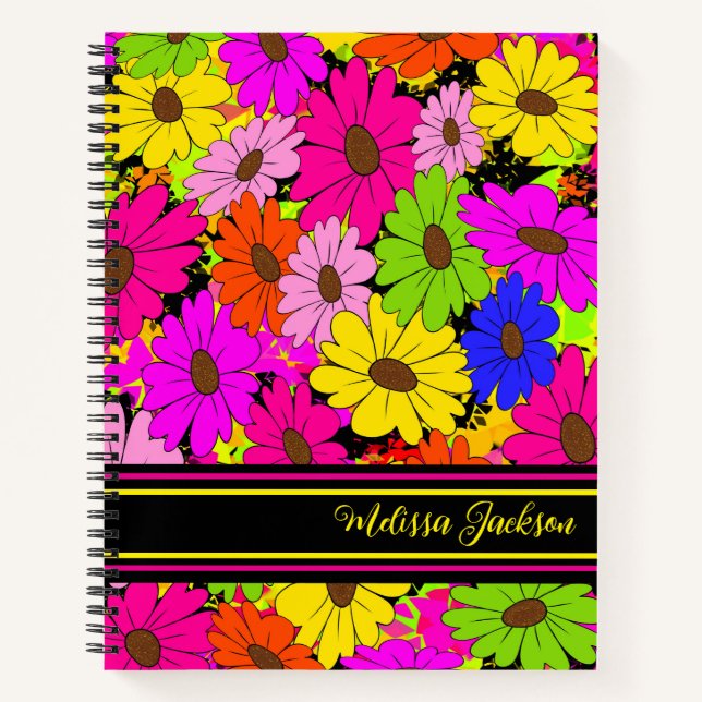 Cuaderno Patrón floral (Anverso)