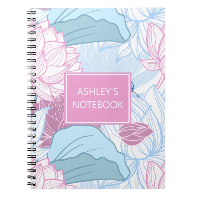 Cuaderno Patrón floral (Frente)