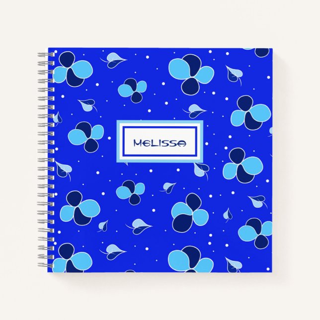 Cuaderno Patrón floral (Anverso)