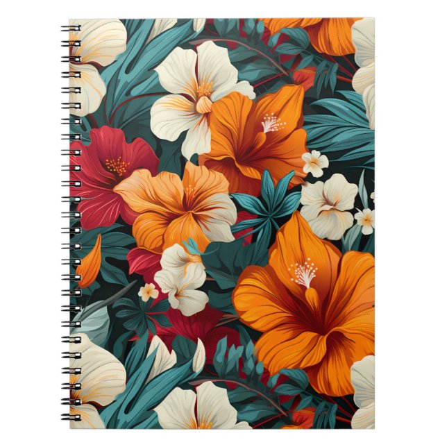 Cuaderno Patrón floral #3 (Frente)