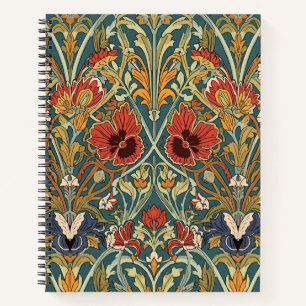 Cuaderno Patrón floral Art Nouveau de William Morris Compto