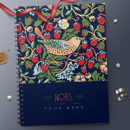 Cuaderno Patrón floral Art Nouveau William Morris Lily No