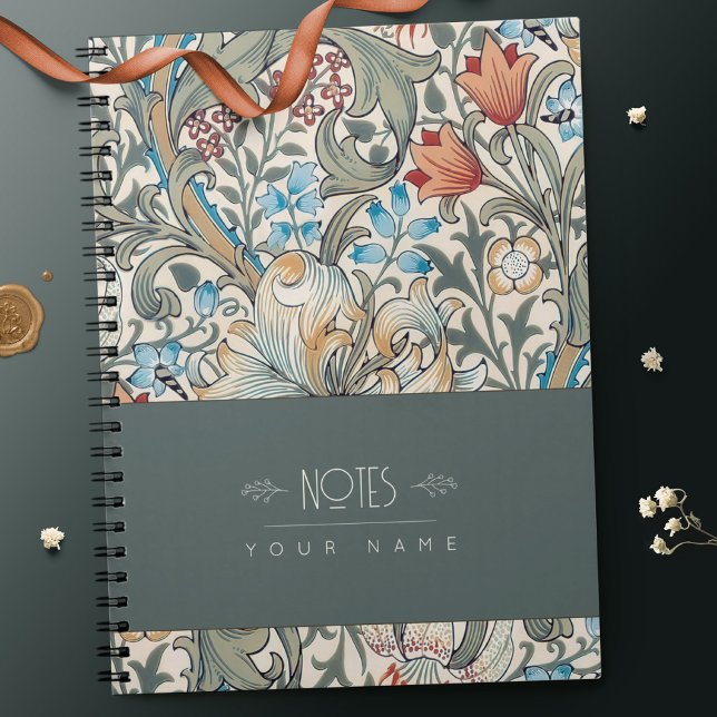 Cuaderno Patrón floral Art Nouveau William Morris Lily No (Subido por el creador)