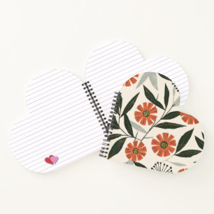 Cuaderno Patrón floral botánico