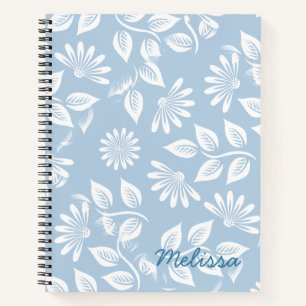 Cuaderno Patrón floral clásico - Escoja su color! -
