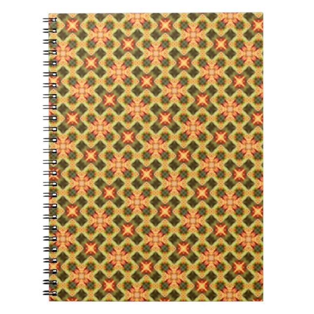 Cuaderno Patrón floral colorido (Frente)