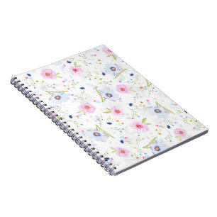 Cuaderno Patrón floral de bonito