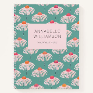 Cuaderno Patrón floral de Gerbera Daisy