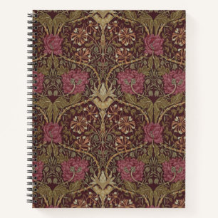 Cuaderno Patrón floral de madreselva antiguo de William Mor