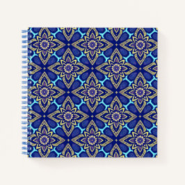 Cuaderno Patrón floral de Moda Boho de estilo