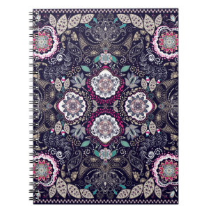 Cuaderno Patrón floral de Paisley