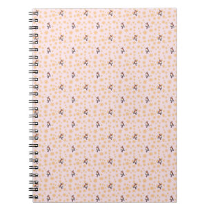 Cuaderno Patrón floral de pájaros