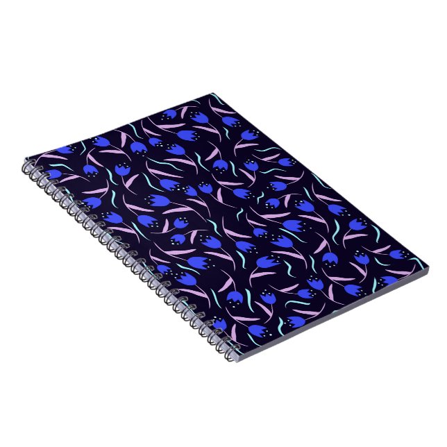 Cuaderno Patrón Floral de Primavera (Lado Derecho)