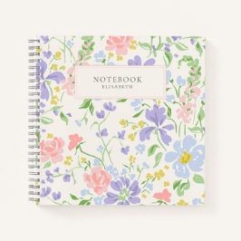 Cuaderno Patrón floral de verano