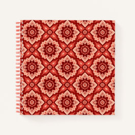 Cuaderno Patrón floral geométrico Boho Mandala