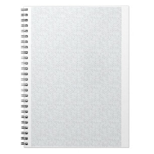 Cuaderno Patrón floral geométrico gris claro