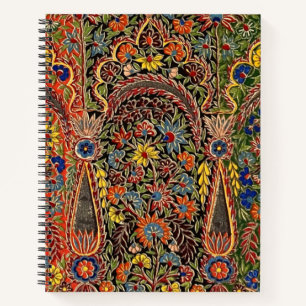 Cuaderno Patrón floral multicolor vintage