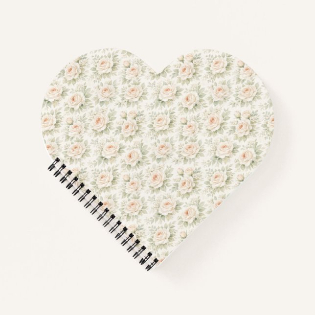 Cuaderno Patrón floral nupcial (Anverso)