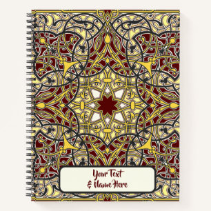 Cuaderno Patrón floral oriental
