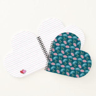 Cuaderno Patrón Floral Pastel 