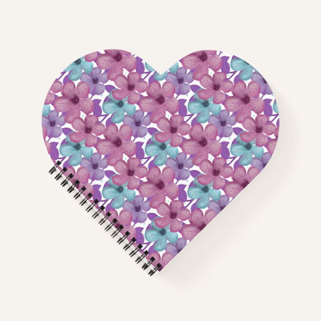Cuaderno Patrón Floral Pastel (Anverso)