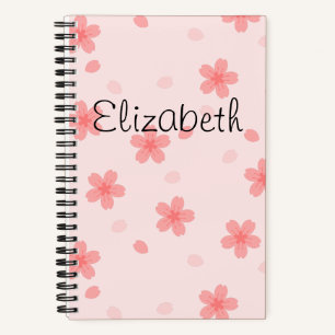 Cuaderno Patrón floral Sakura Cherry Blossom