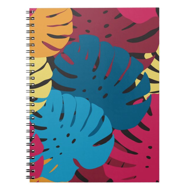 Cuaderno Patrón floral sin fisuras. Antecedentes de le bril (Frente)