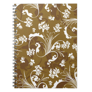 Cuaderno Patrón floral sin foco. abstracto,arte,fondo,b