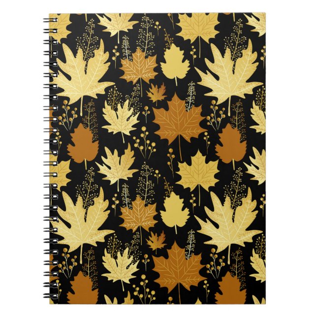Cuaderno Patrón floral sin soldadura (Frente)