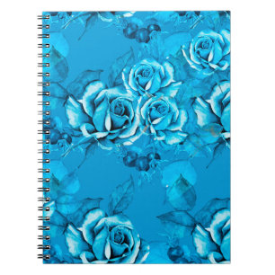 Cuaderno Patrón floral sin soldadura. Elementos de acuarela