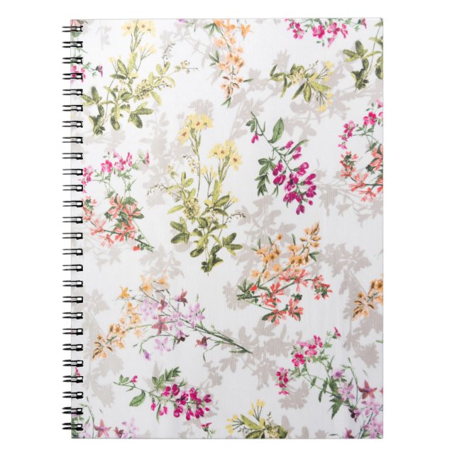 Cuaderno Patrón floral suave (Frente)