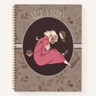 Cuaderno Patrón floral terroso