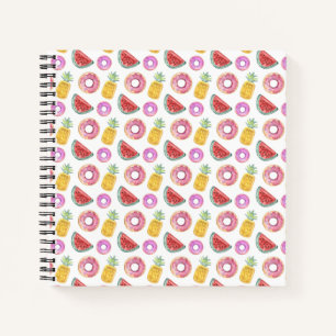 Cuaderno Patrón flotante de la piscina de color de agua pa