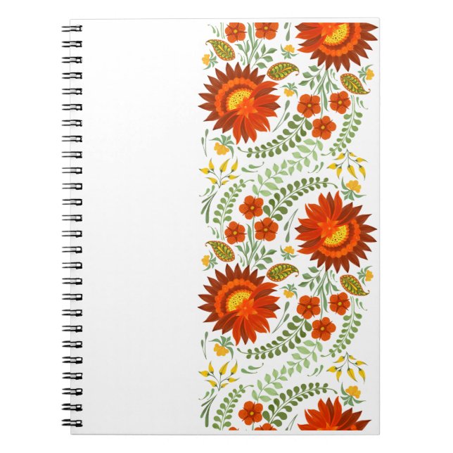 Cuaderno Patrón folclórico ucraniano. Ucrania (Frente)