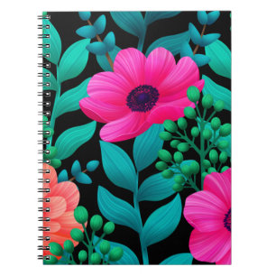 Cuaderno Patrón Foral Y Glamuroso De Primavera Natural