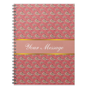 Cuaderno Patrón Foxglove Petal Paisley