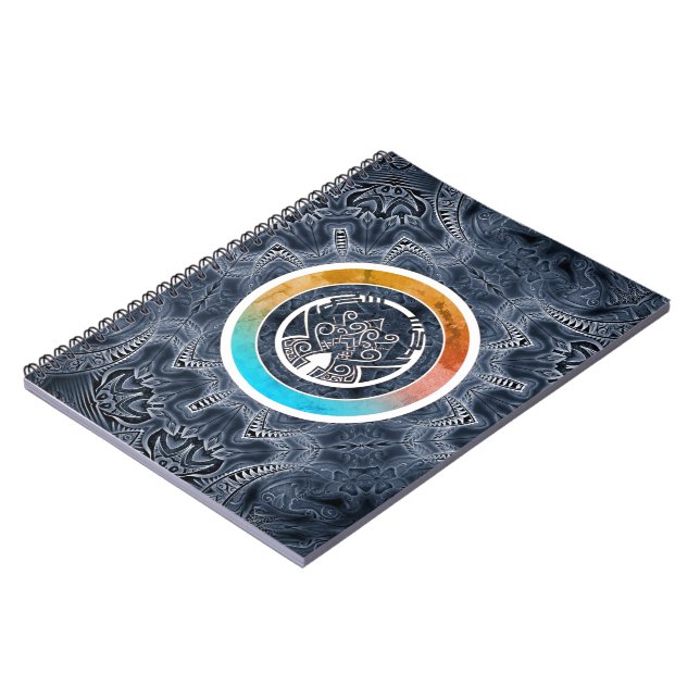 Cuaderno Patrón futurista de caleidoscopio (Lado Izquierdo)