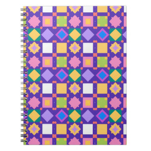 Cuaderno Patrón geométrico abstracto