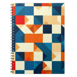Cuaderno Patrón geométrico abstracto